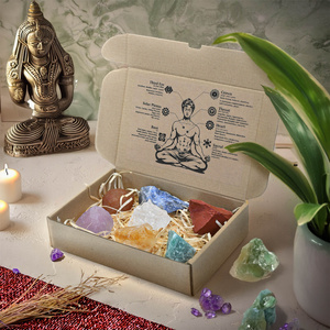 Sada přírodních kamenů a krystalů - esoterika, jóga, meditace