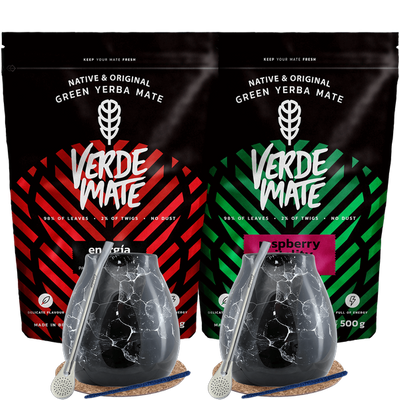 Yerba Mate Energy set pro dva Bombilla 1kg