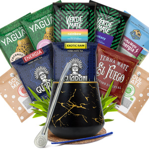 Sada Yerba Mate: vzorky 10x50g Kalabása + Bombilla