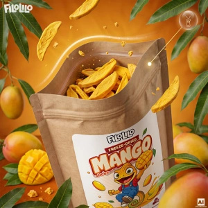 FiloLilo – Lyofilizované mango (plátky) 100 g