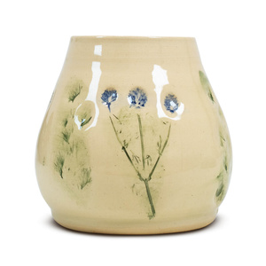 Keramická kalabasa Flora Blue 300 ml – série Crater