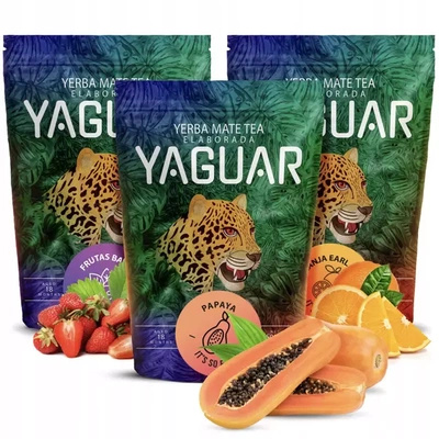 Sada Yerba Mate Yaguar 3x 0.5kg
