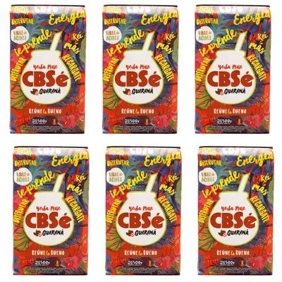 Yerba Mate CBSe Energia s guaranou 6x500g (3kg)