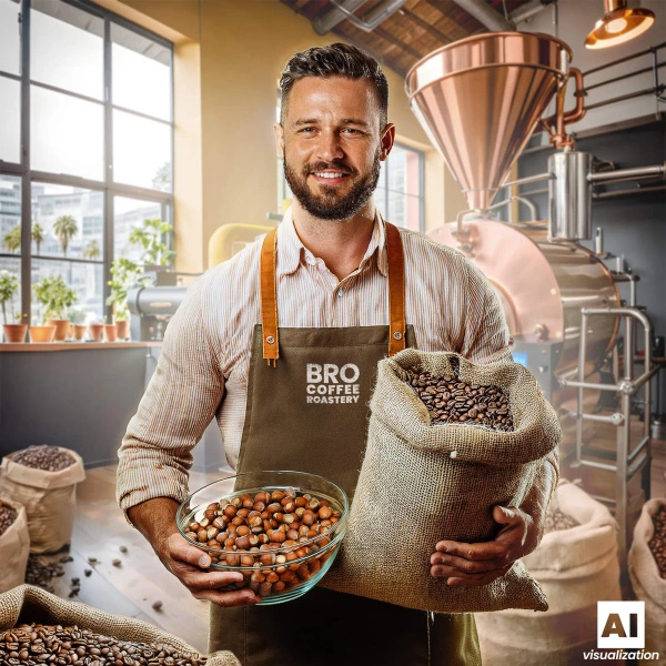 Bro Coffee Roastery – Zrnková káva Brazil Samba Premium 1 kg