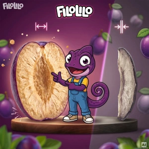 FiloLilo – Lyofilizované švestky (půlky) 20 g