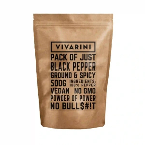Vivarini – Pepř černý (mletý) 0,5 kg
