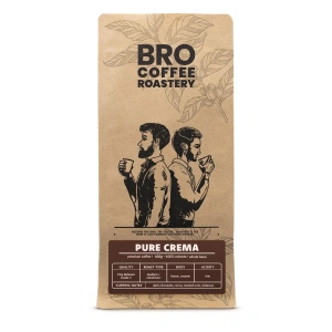 Bro Coffee Roastery – Zrnková káva Pure Crema 400 g