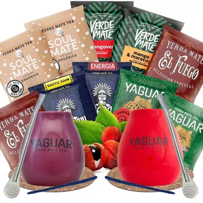 Yerba Mate sada mnoha druhů pro pár PREMIUM