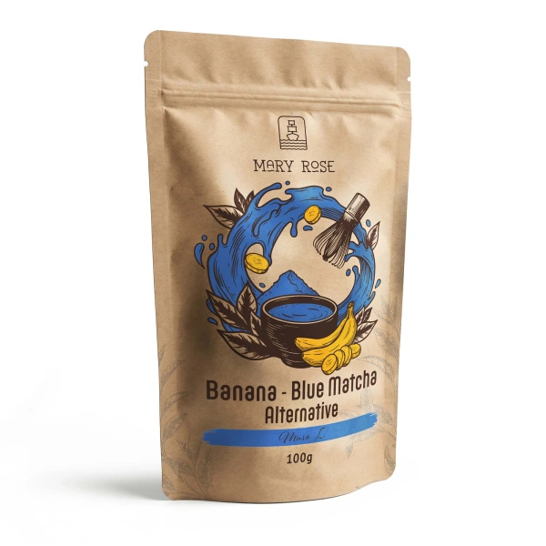 Mary Rose – Blue Matcha Alternative – Banán (prášek) 100 g