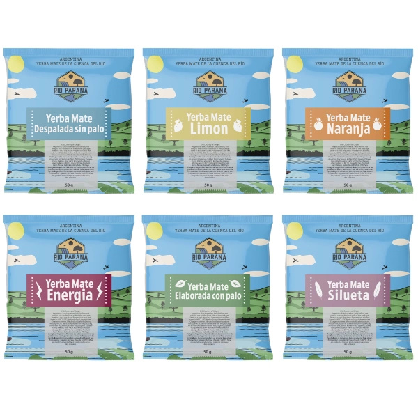 Kompletní sada vzorků Yerba Mate Rio Parana
