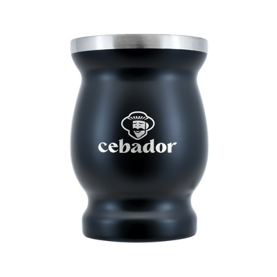 TermoMate Cebador – termohrnek na yerba maté – 190 ml (černý)