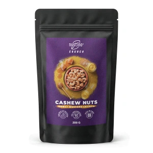 Nustino Crunch – pražené kešu ořechy – Honey Mustard Crunch 200 g