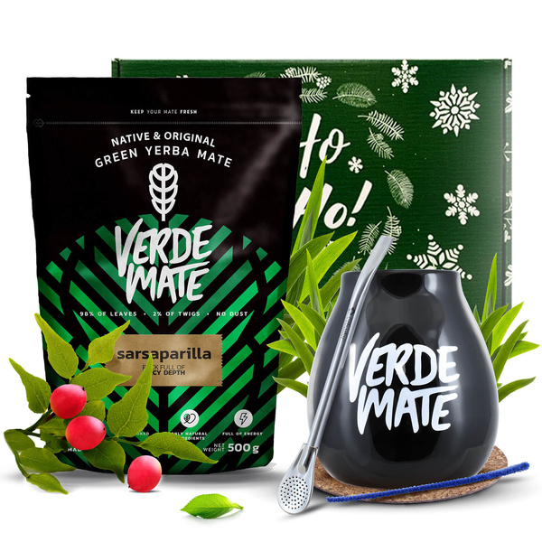 Dárková sada Yerba Verde Mate Sarsaparilla 0,5kg