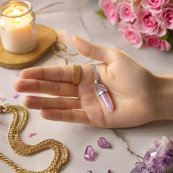 Růženín - přívěsek v sáčku + řetízek