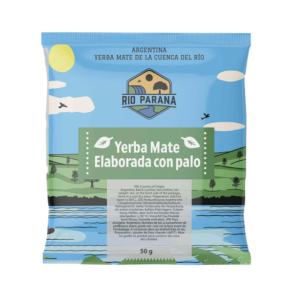 Yerba Mate Rio Parana 7x50g sada vzorků + příslušenství