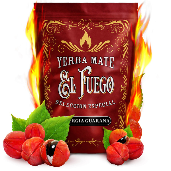 Yerba Mate zimní sada pro začátečníky El Fuego Energia 500g + příslušenství