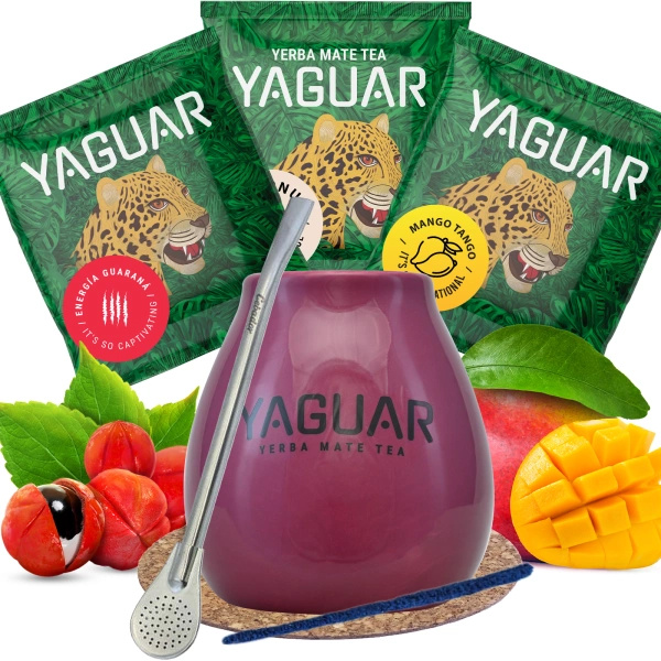 Sada Yerba Mate Guarana BIG Kalabasa Bombilla