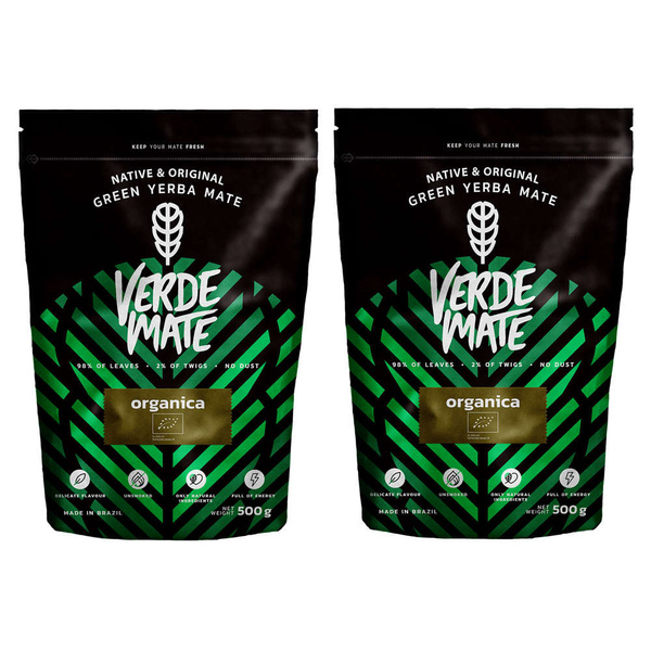 Sada Yerba Mate: Verde Mate Organica 2x500g