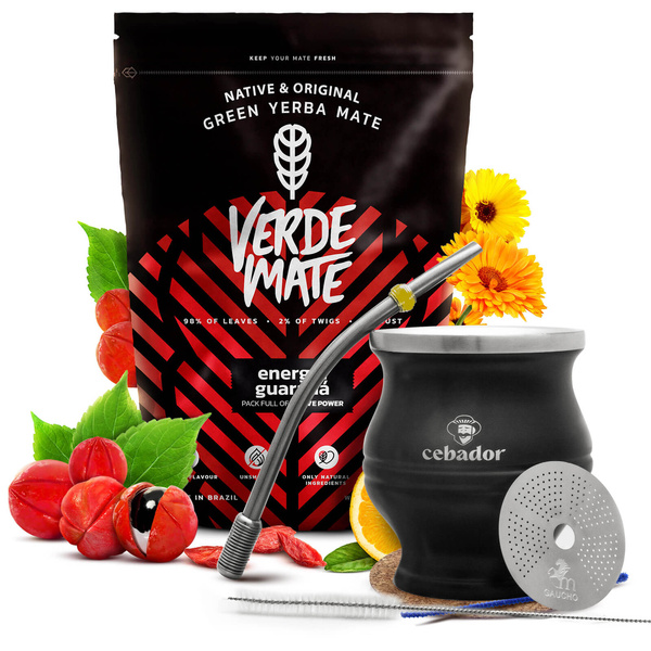 Sada Yerba Verde Mate Energia 0,5kg + TermoColador