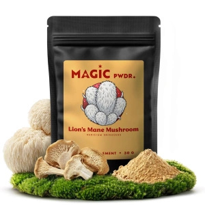 Magic Pwdr – Lion's Mane – Korálovec ježatý 30 g