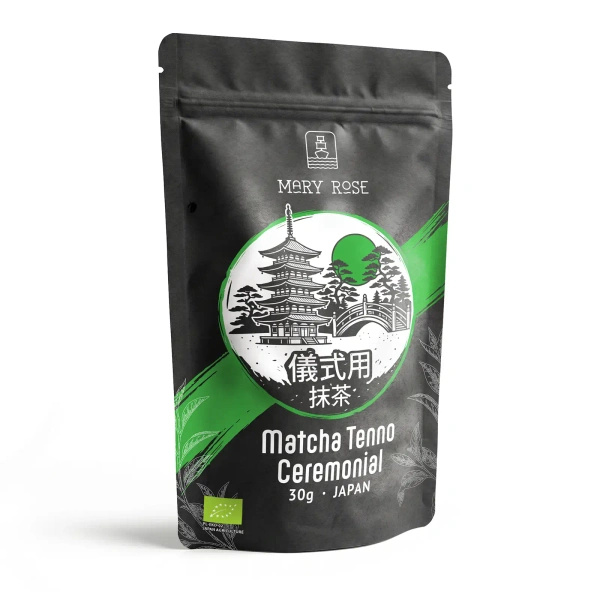 Mary Rose – Japonský zelený čaj Matcha Tenno (BIO) Ceremoniální 30 g