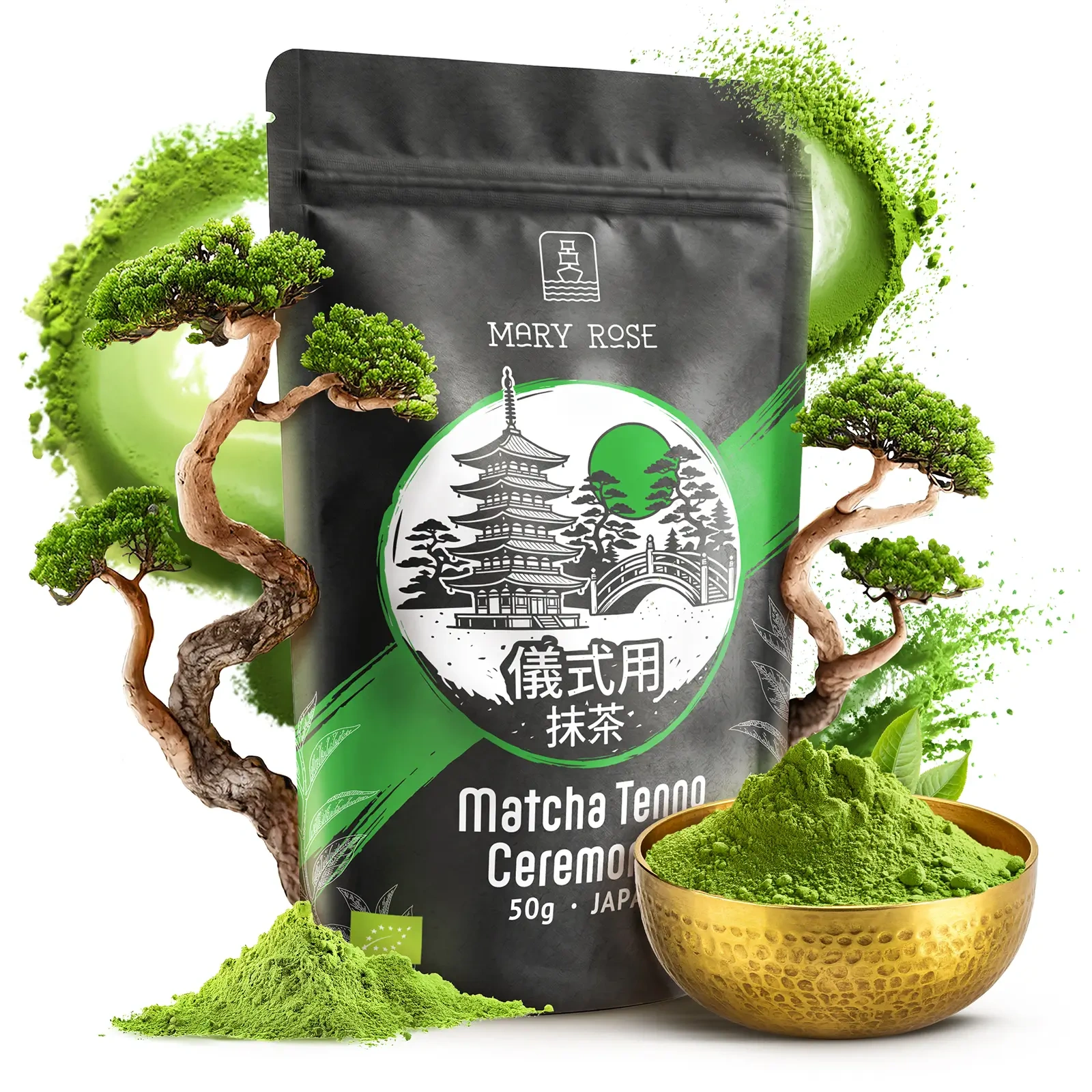 Japonská ceremoniální matcha BIO Mary Rose