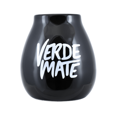 Ceramic Calabash black - Verde Mate 350ml