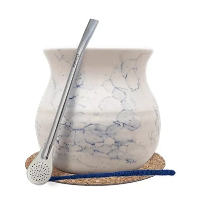 Sada pro začátečníky Maté/ Kalabása  + Bombilla 19cm Yerba Mate