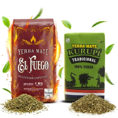 Sada Yerba Mate Elaborada: El Fuego 1kg + Kurupi 500g