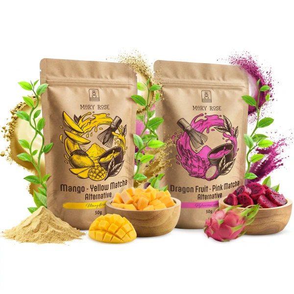 Sada barevných match: Yellow Matcha + Pink Matcha