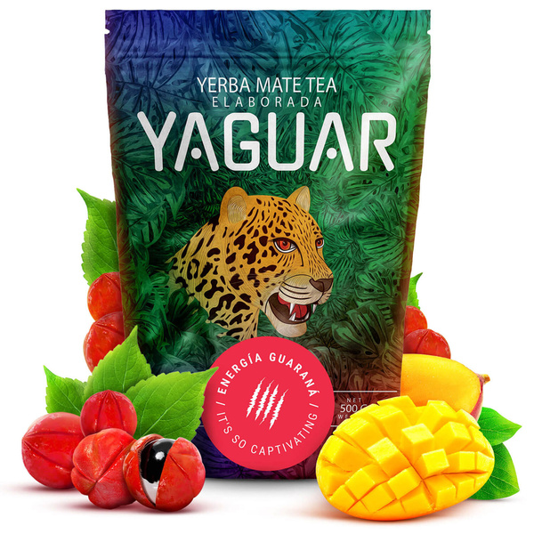 Sada termosek Yerba Mate Yaguar Energia 500g calabash
