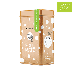 Yerbera – Plechovka + Soul Mate Orgánica Menta Limon 0,5 kg