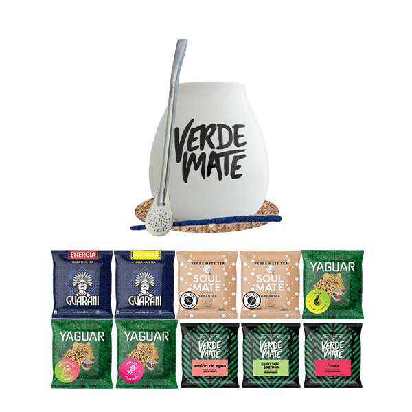 Sada Yerba Mate Green 500g Tykev Bombilla 10x50g