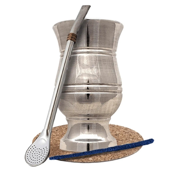 Sada příslušenství na yerba maté: Palo Santo + Bombilla