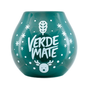 Vánoční dárkový set yerba mate Verde Mate Let's Get Warm 500g + kalebas a bombilla