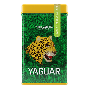 Yerbera – Plechovka + Yaguar Frutas Dulces 0,5 kg