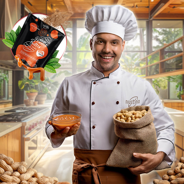Nustino – Arašídové máslo v prášku – Salted Caramel (bez přidaného cukru) 400 g