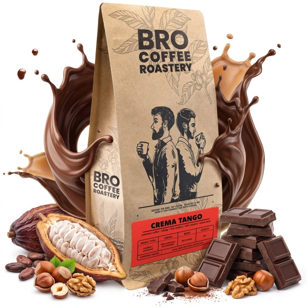 Bro Coffee Roastery – Zrnková káva Crema Tango 1 kg