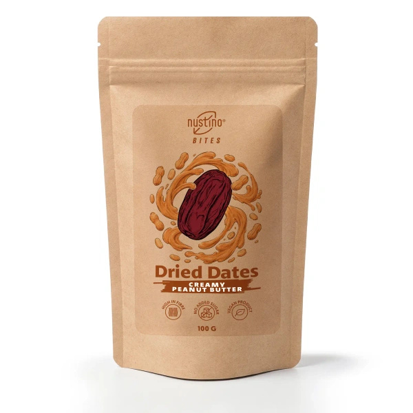 Nustino Bites – Sušené Datle – Creamy Peanut Butter 100 g