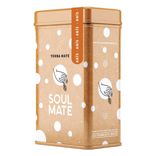Yerbera – Plechovka + Soul Mate Orgánica Anís 0,5 kg