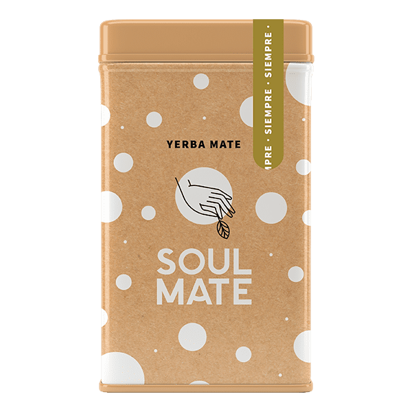 Yerbera – Plechovka + Soul Mate Orgánica Siempre 0,5 kg
