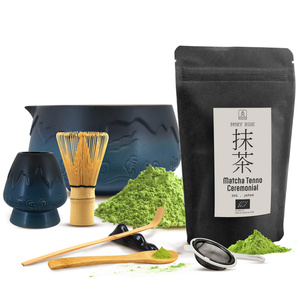 Sada ceremonální na vaření čaje Matcha: japonská BIO matcha 30g + příslušenství
