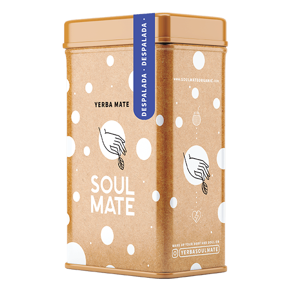 Yerbera – Plechovka + Soul Mate Orgánica Despalada 0,5 kg