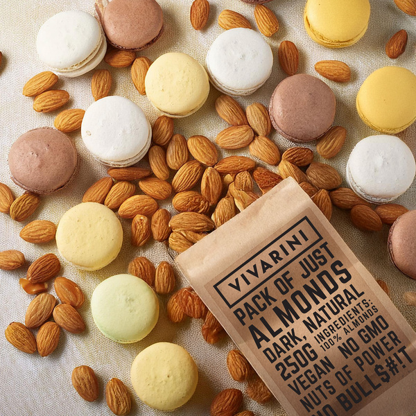 Vivarini – Mandle natural (tmavé) 250 g