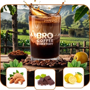 Sada na Pumpkin Spice Latte: káva Bro Coffee Roastery Brazil Cerrado 1kg + Pumpkin Spice Latte Mix 100g