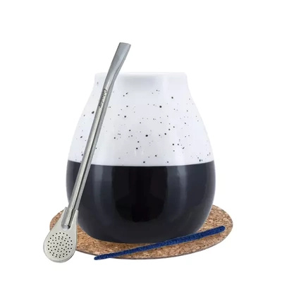 Startovací sada Yerba Mate LARGE CALABACH bombilla