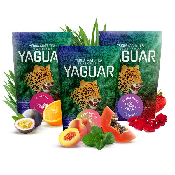 Sada ovoce Yerba Mate Yaguar Fruit 3x500g 1,5kg