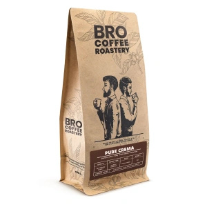Bro Coffee Roastery – Zrnková káva Pure Crema 400 g