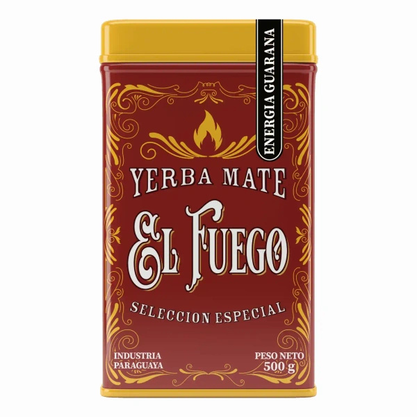 Yerbera – Plechovka + El Fuego Energia Guarana 0,5 kg