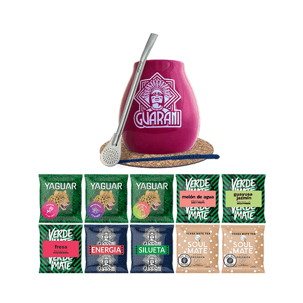 Sada Yerba Mate 500g Tykev x2 Bombilla 10x50g